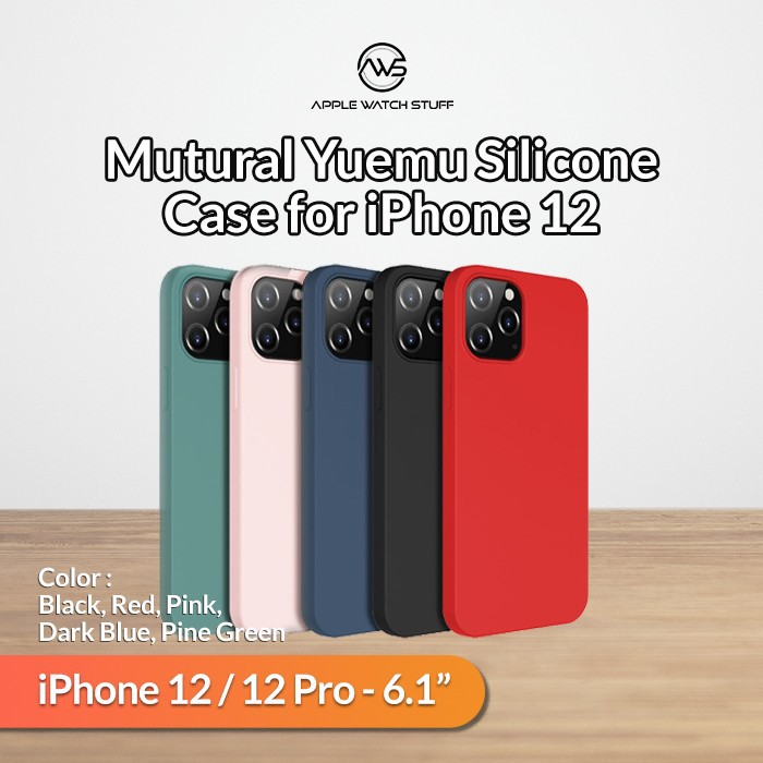 Mutural Yuemu Series Silicone Case for iPhone 12/ 12 Pro 6.1 inch