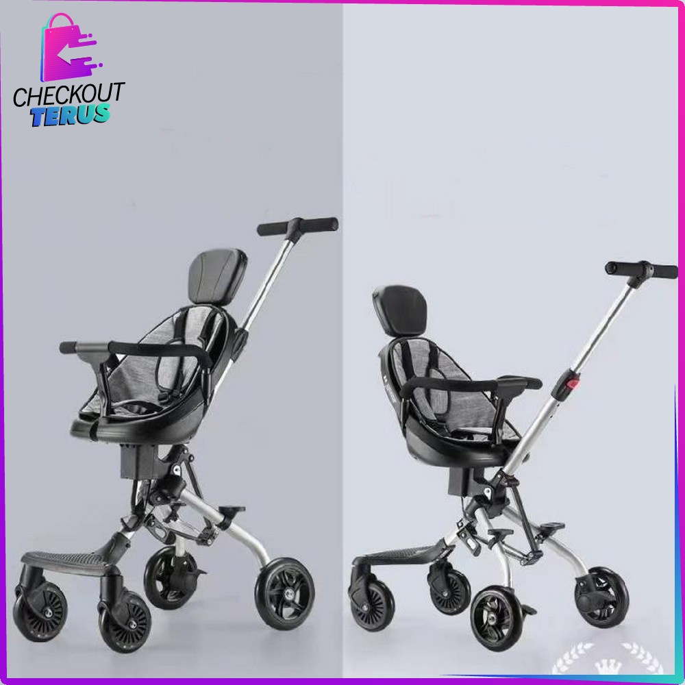 CT C228 Magic Stroller Bayi Roda 4 Impor Kereta Dorong Bayi Stroler Kereta Anak Bayi Praktis Untuk Berpergian