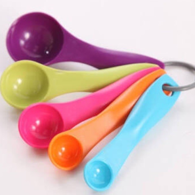 【GOGOMART】Plastic Measuring Spoons / Sendok Takar Plastik - 5 Pcs