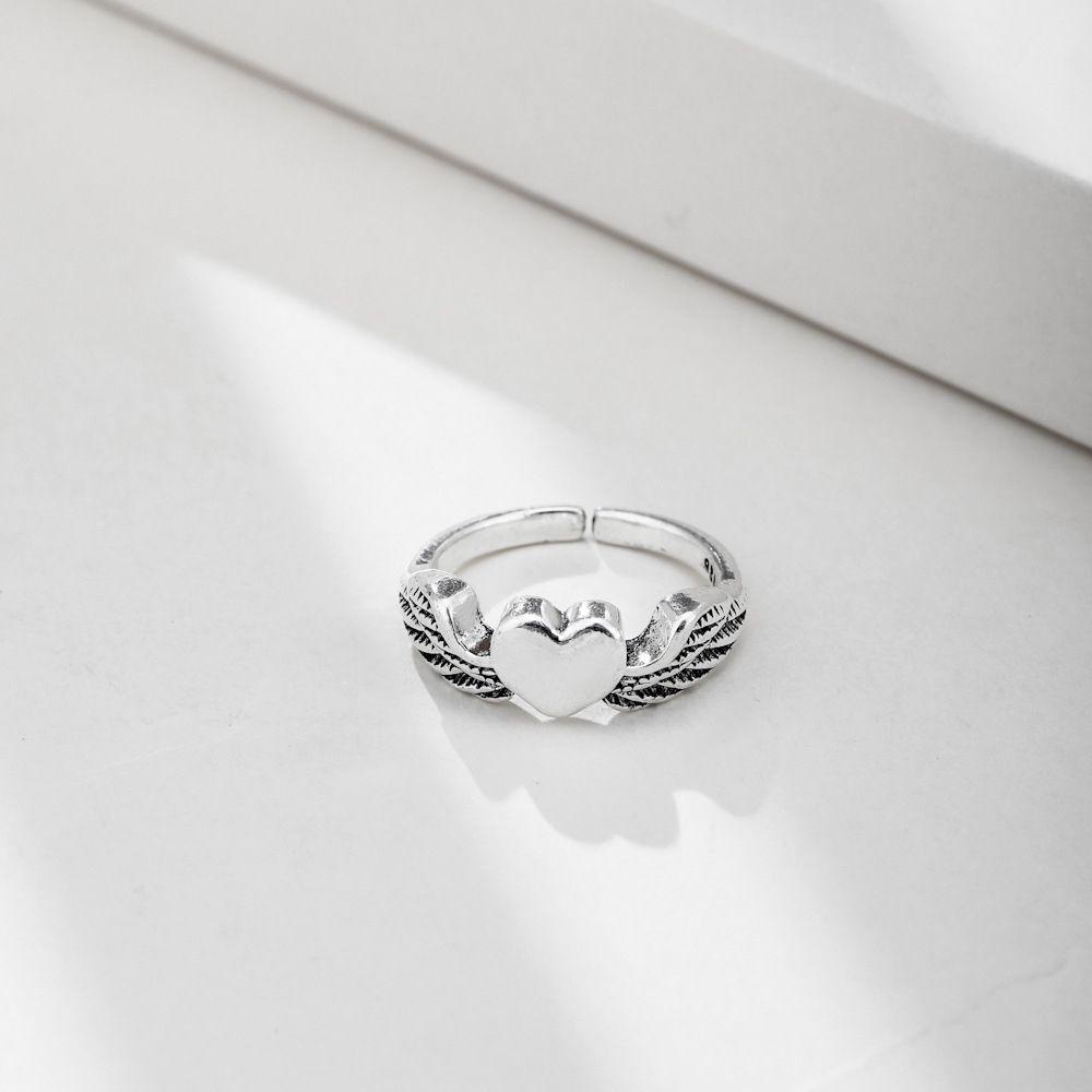 Mxbeauty Cincin Model Terbuka Bahan Metal Desain Geometri Hias Kristal Gaya Vintage / Hip Hop Untuk Pria / Wanita