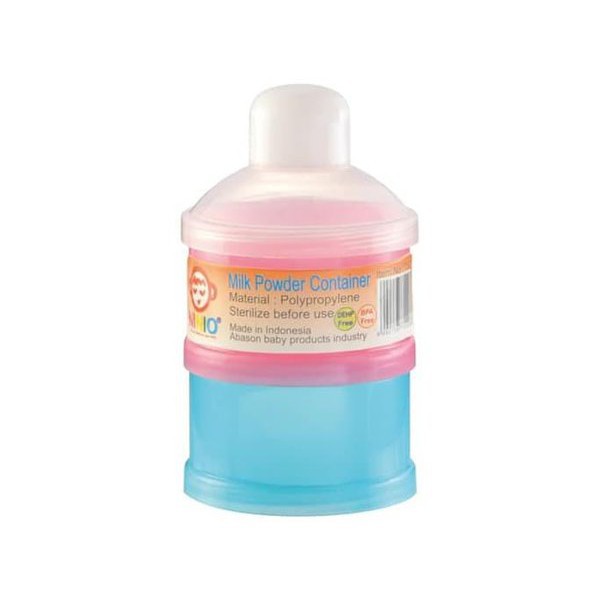Tempat Susu NINIO bubuk travel / Milk powder Container / dispenser susu bayi susun 3 dan 4