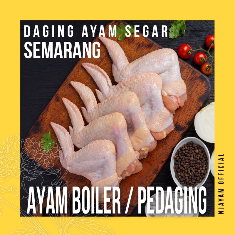 

SAYAP AYAM BOILER PEDAGING SEGAR / 500 GR / KUALITAS TERBAIK