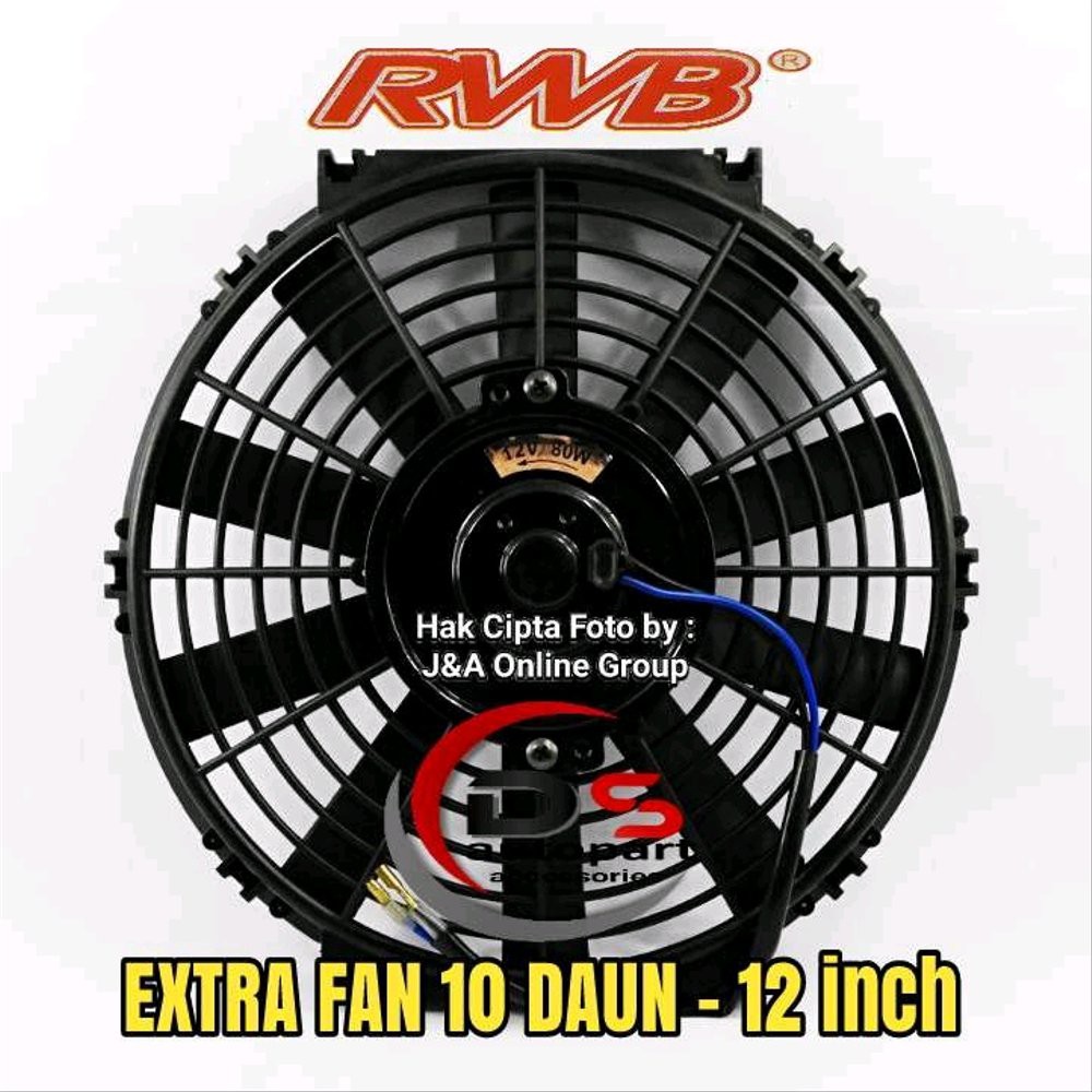 Extra fan 12inch merk Rwb  klo1815