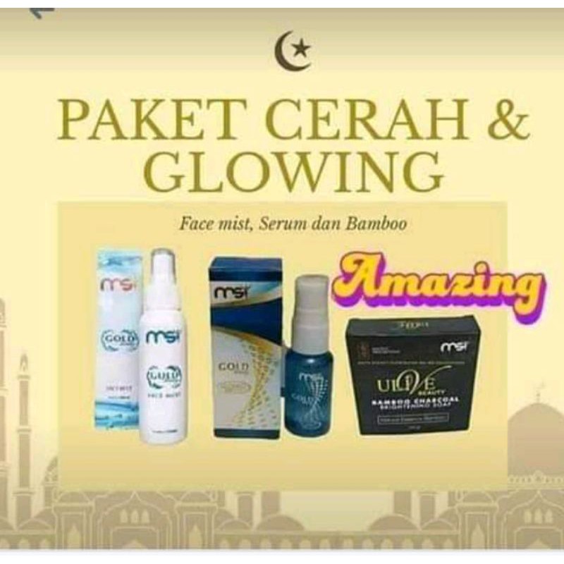 Paket Cerah & glowing (ORIGINAL 100%PRODUK MSI)