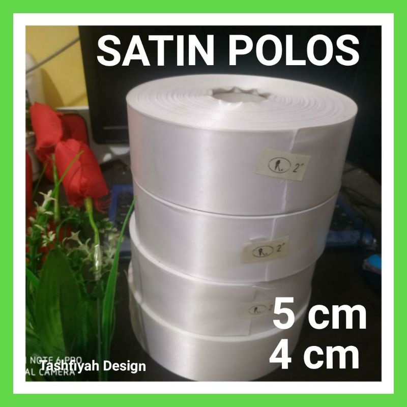 

Label pita satin polos 5cm dan label tafeta taffeta polos laundry 4cm