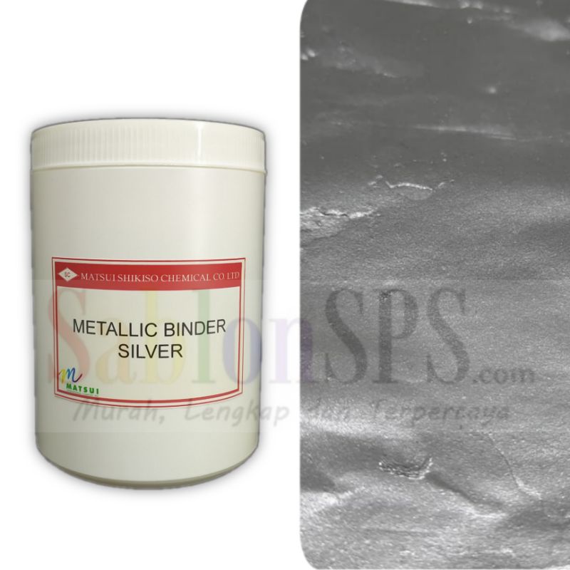 TINTA SABLON MATSUI METALLIC BINDER SILVER 1KG