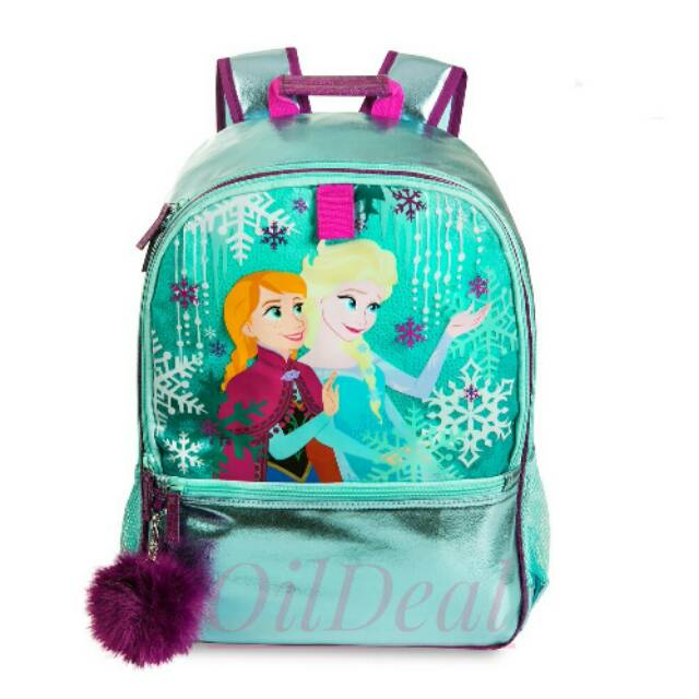 New Tas sekolah anak ori original Asli baru ransel backpack Disney Frozen Elsa Ana Makassar kulit