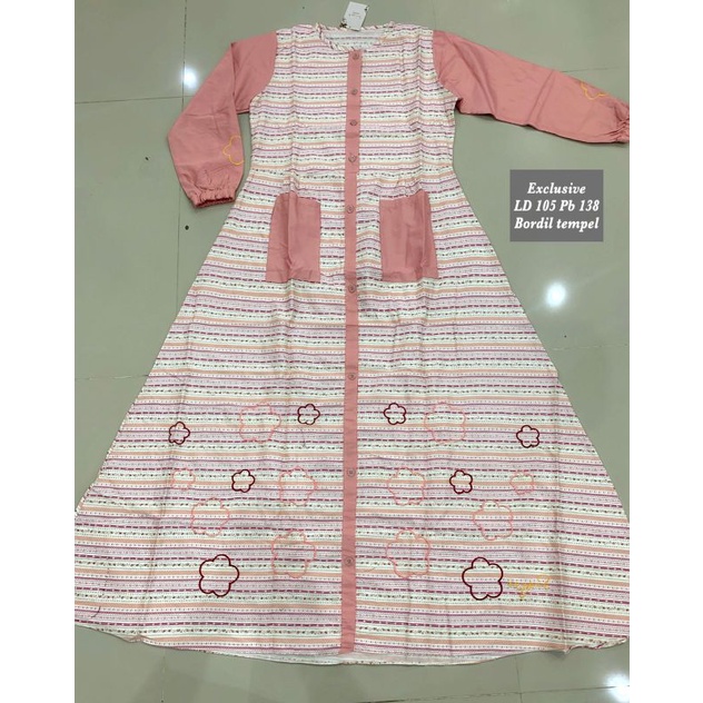 Gamis Remaja Terbaru Simpel by Inayah Replika Esme Tunika Dannis Terbaru gamis murah remaja wanita s