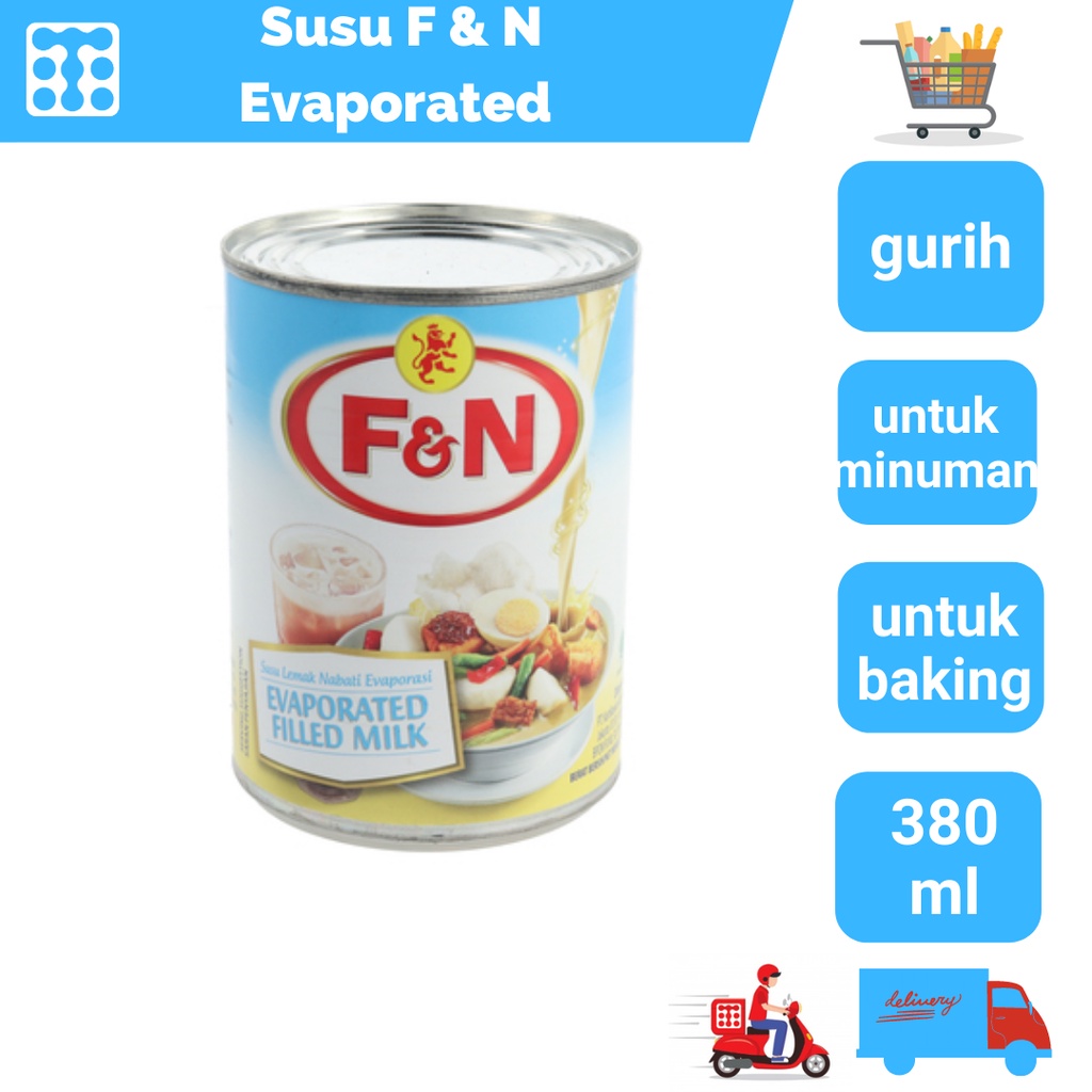 

Susu Evaporasi F & N Evaporated Filled Milk 380 Gram