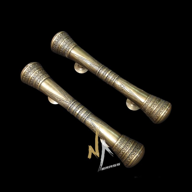 Gagang Pintu Rumah Handle Pintu Rumah Bahan Kuningan Panjang 40cm