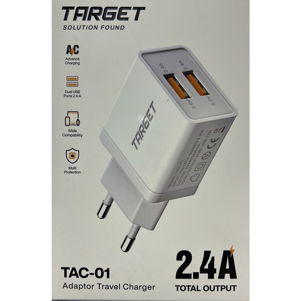 ADAPTOR TAC - 01 - DUAL USB - COD JAKARTA