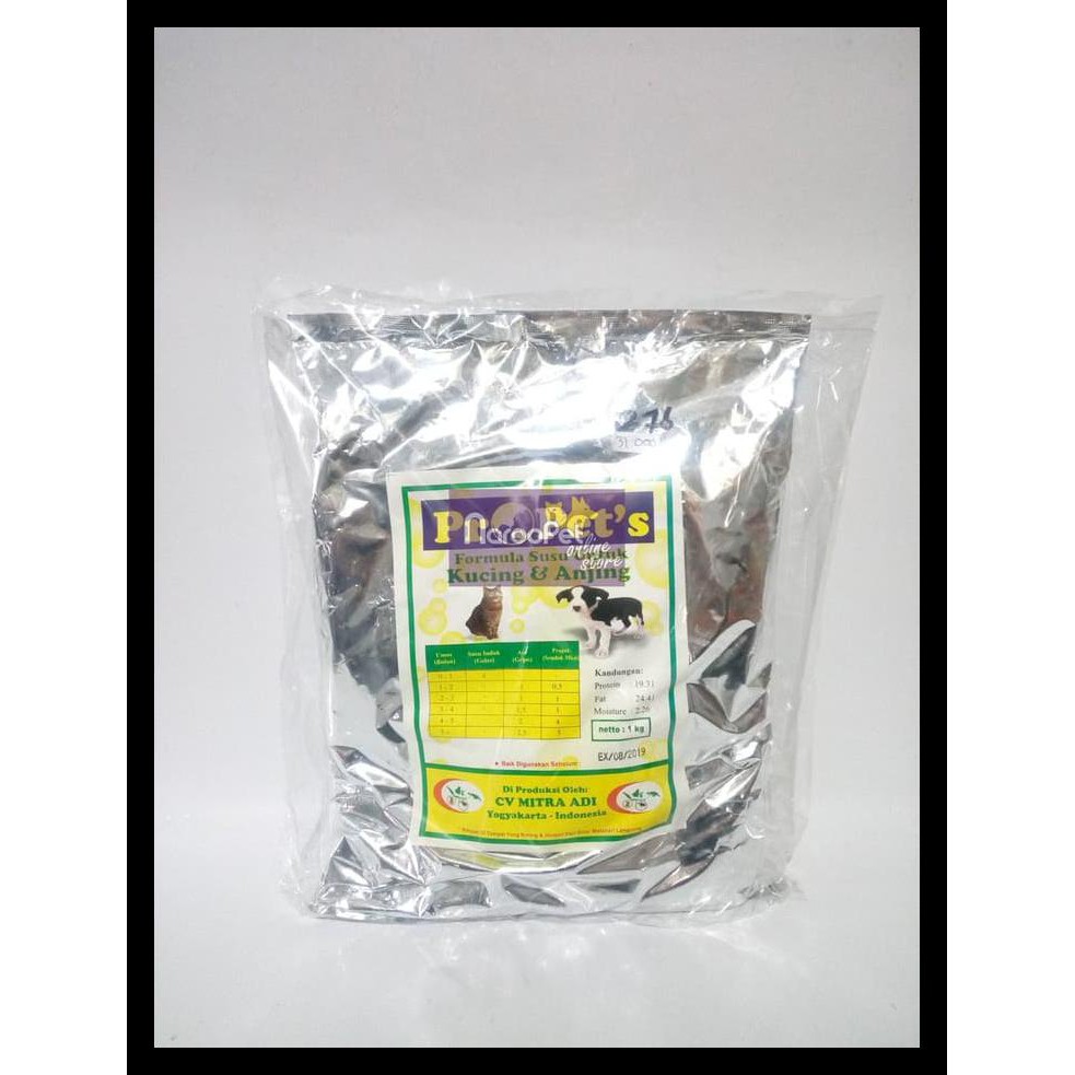PRODUK BAIK SUSU BUBUK FORMULA UNTUK KUCING & ANJING PROPET'S 1KG BIG SALE