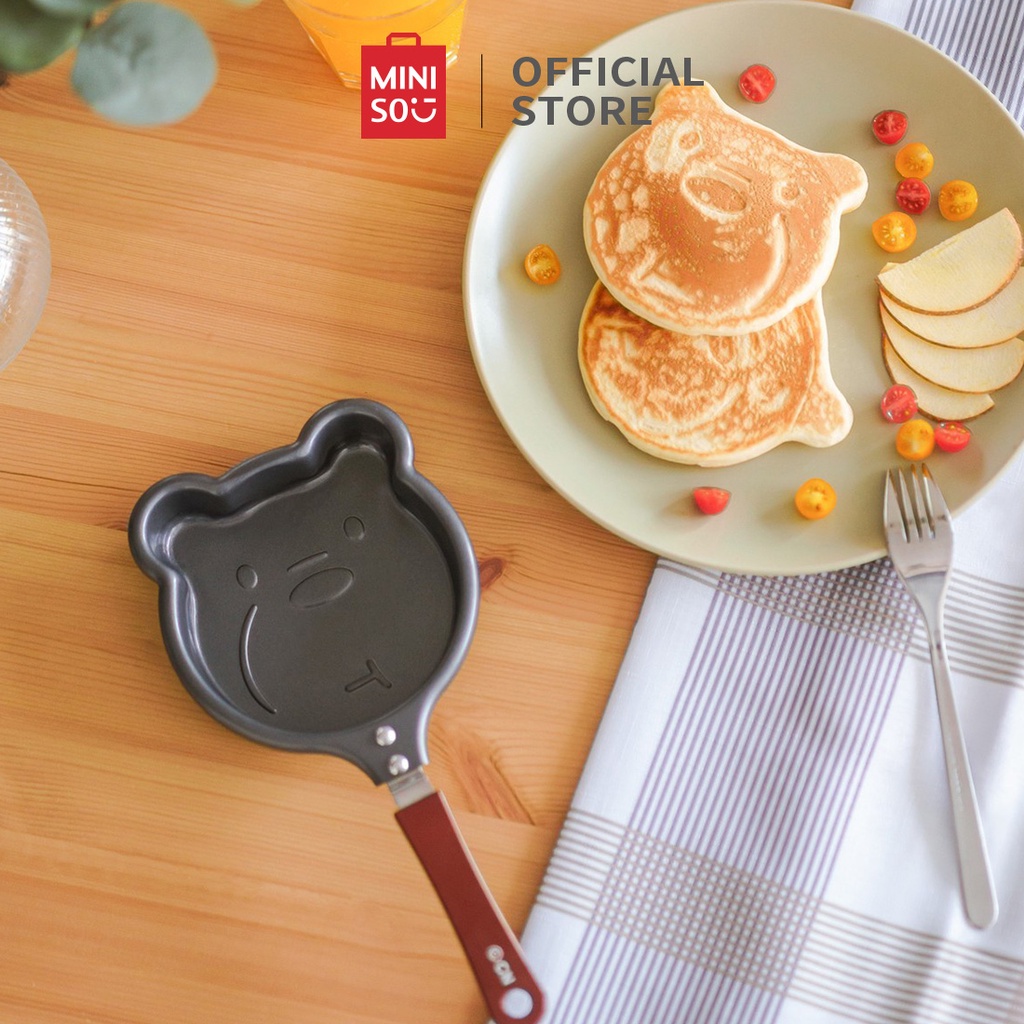 Premium (Mount) MINISO Wajan Anti Lengket We Bare Bear Penggorengan Mini Fry Pan Teflon Mini Kue Pan
