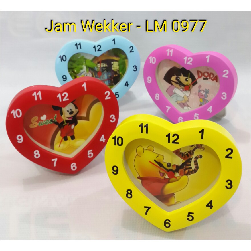 Jam Weeker termurah jam alarm Tidur Love LM 0977.