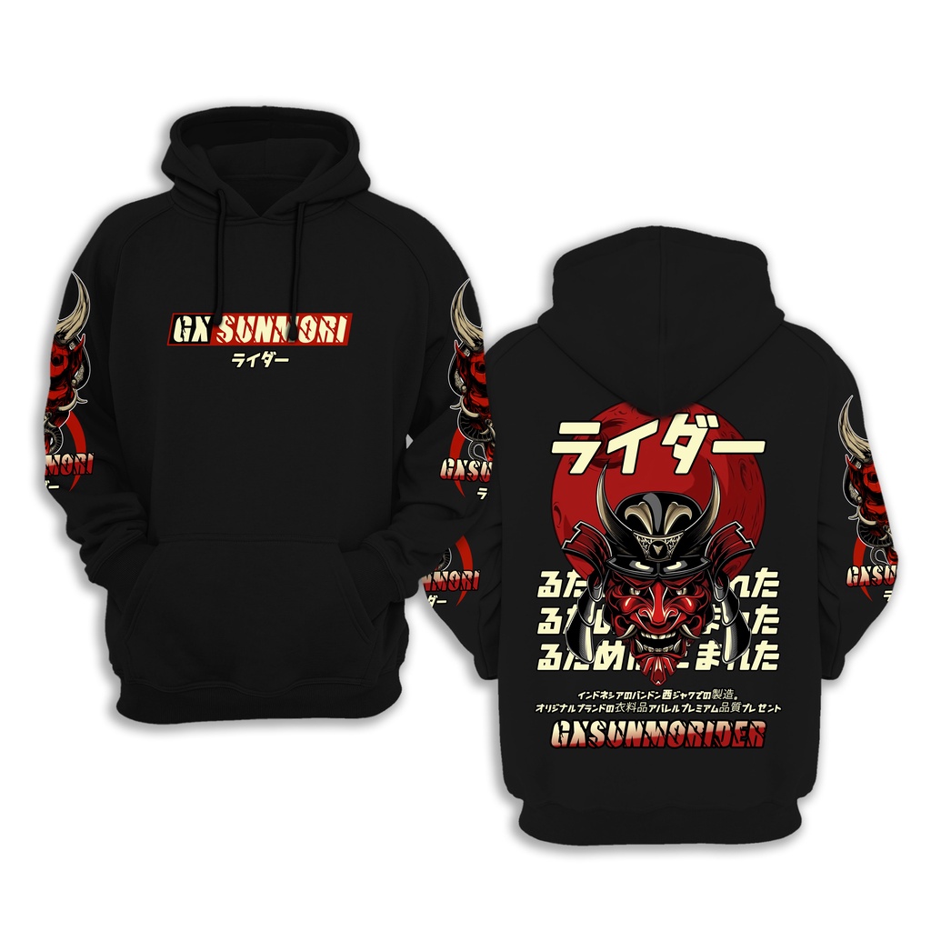 HOODIE / KAOS SUNMORI LOGO ONIMOSTER GX RIDER KATUN PREMIUM BEST SELLER