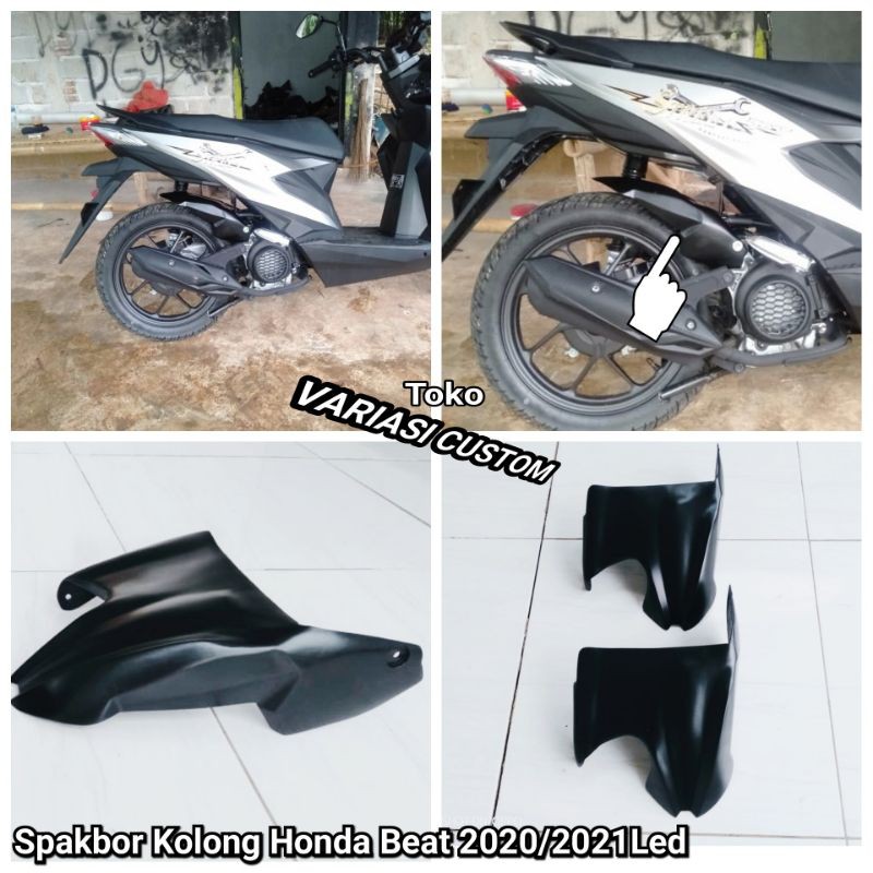 Spakbor kolong beat 2020 / Street / all deluxe / Hugger Aksesoris Variasi Custom Sepakbor