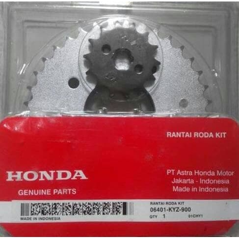 Gir Set/Gear Paket/Chain Kit Supra X 125 Helm In Original/Ori AHM