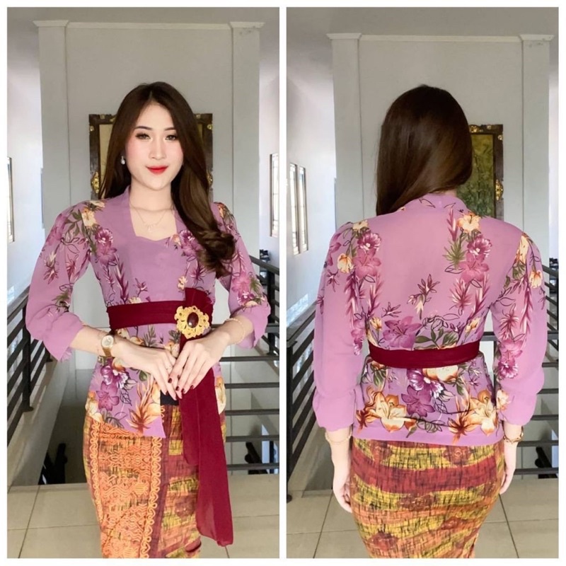 kebaya jadi sifon motif