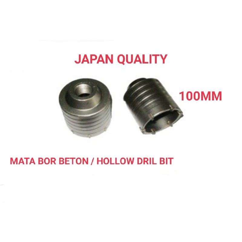 HOLLOW DRILL SDS / MATA BOR BETON SDS 100MM JAPAN QUALITY.