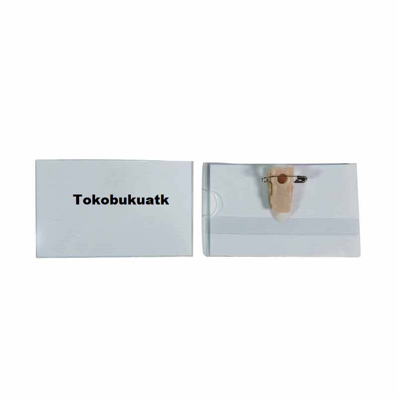 

Name Tag Plastik Peniti
