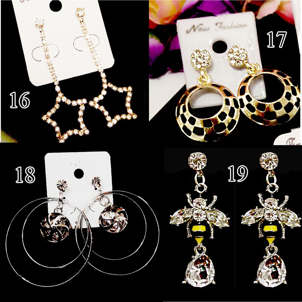 Anting Fashion Import Ala Korea Kekinian Aneka Model Dan Varian 275