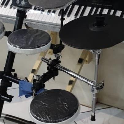 Cymbal Drum Electric Elektrik ROLAND CY 5 CY5 Lengkap Bracket Stand