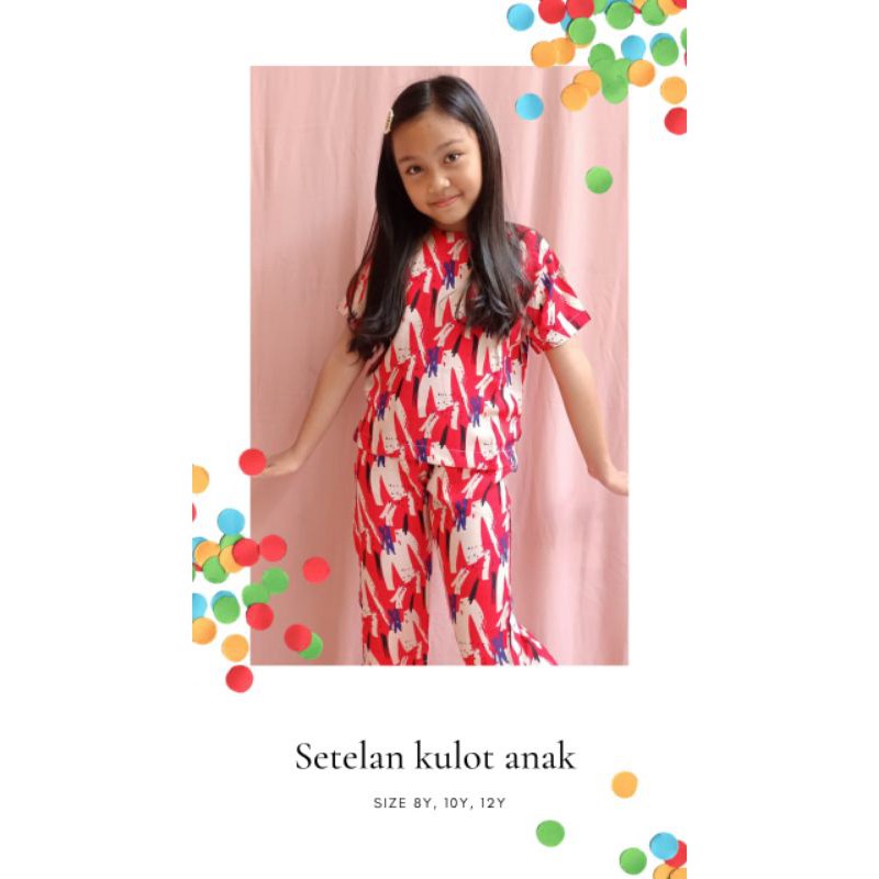 Set Kulot Anak