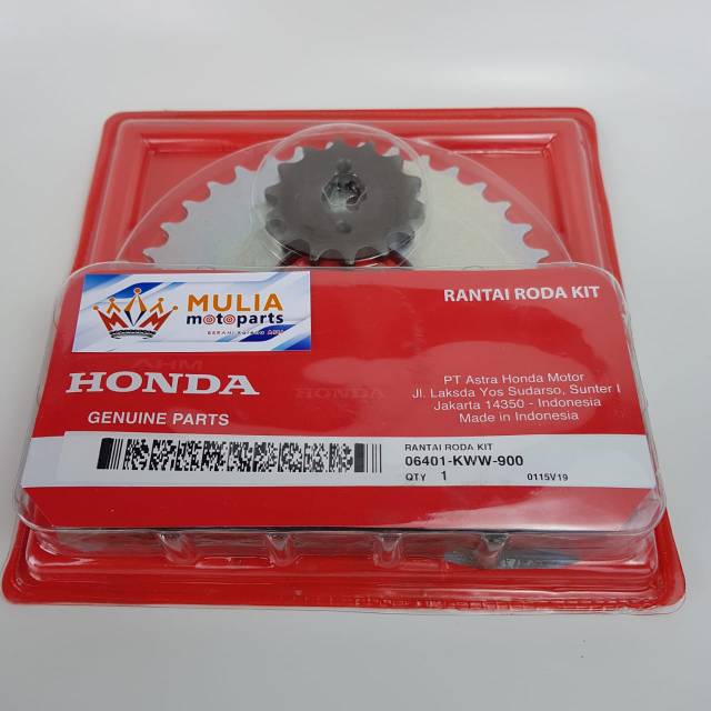 06401KWW900 GEAR PAKET REVO ABSOLUTE , REVO FIT , BLADE NEW HGP 06401-KWW-900 GIRSET GEAR SET PAKET 