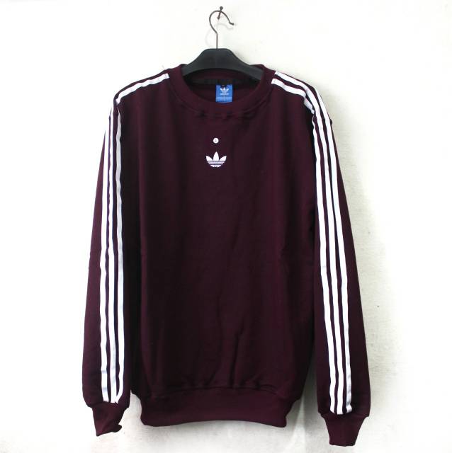 Sweater Crewneck Adidas Strip FullTag &amp; Lebel