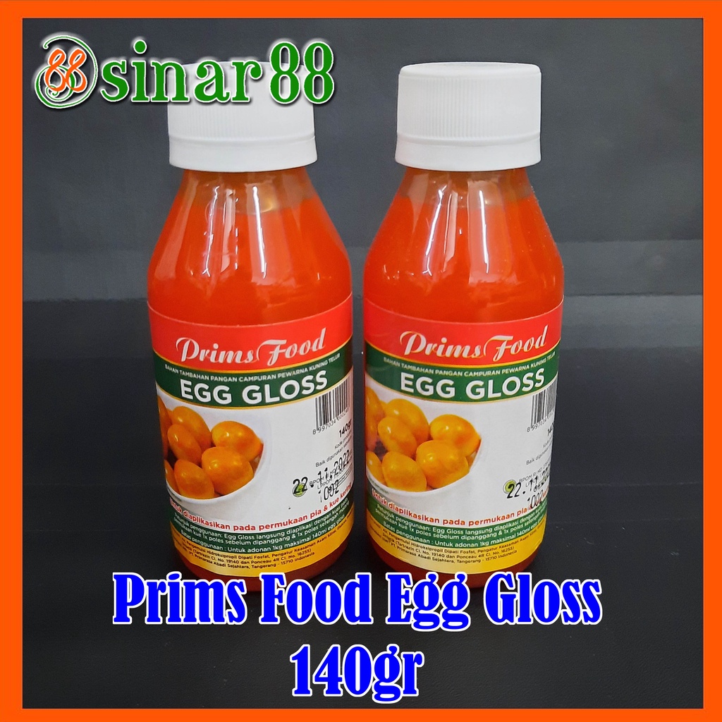 

Prims Food Egg Gloss 140gr (Pengkilap)