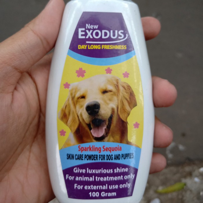 Exodus Dog 100gr Bedak Anjing Perawatan Kulit New Skin Care Dog Puppy