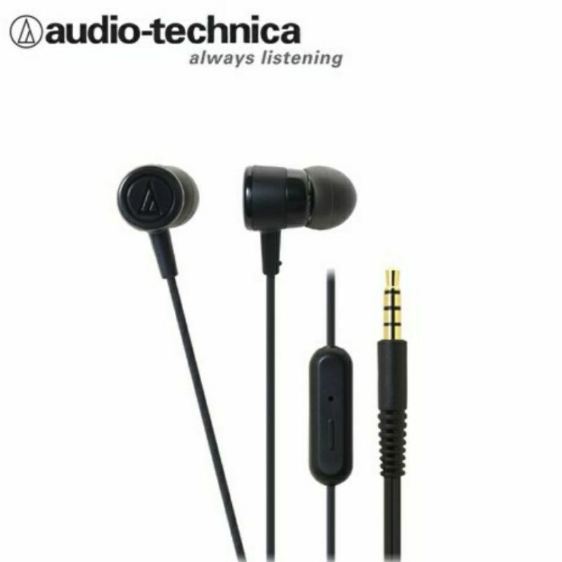 Audio Technica ATH-CKL220iS In-Ear Headphone Original with Mic Garansi Resmi
