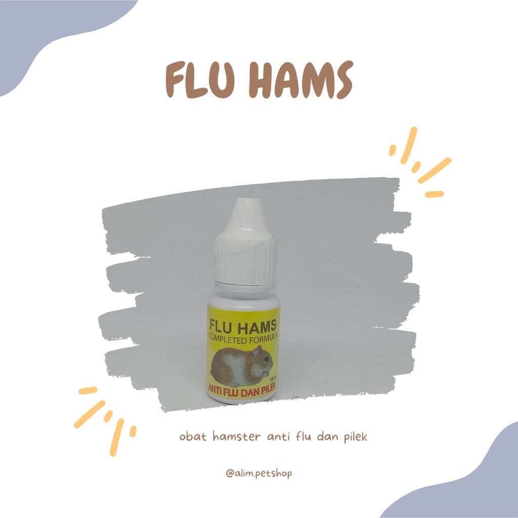 FLU HAMS - Obat Hamster Anti Flu Pilek Infeksi Pernapasan