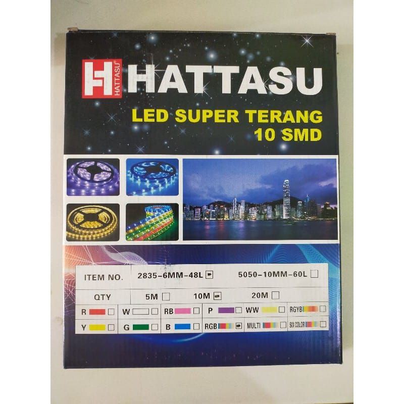 Lampu Selang Hias LED 8 Meter HATTASU / EM 2835 Emico