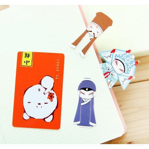 

Set Penanda Halaman Buku (Bookmarker) Motif Opera Beijing (1 Set Isi 7)