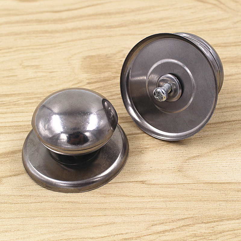 Knob Handle Tutup Panci Bahan Stainless steel Bentuk Bulat