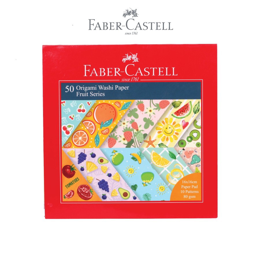 

Faber-Castell Kertas Lipat Origami Washi Paper Fruit Series 16x16