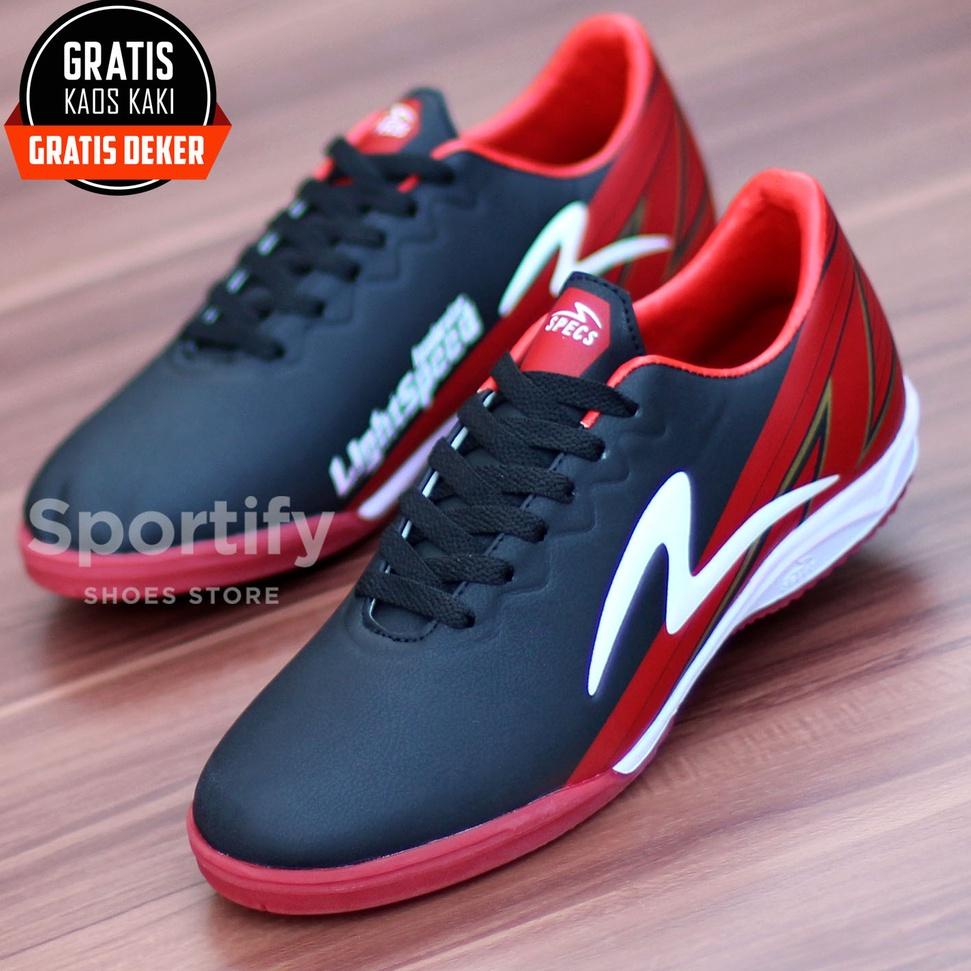 [KODE X38] SEPATU FUTSAL SPECS ACCELERATOR LIGHTSPEED 20 IN REBORN BLUE RED