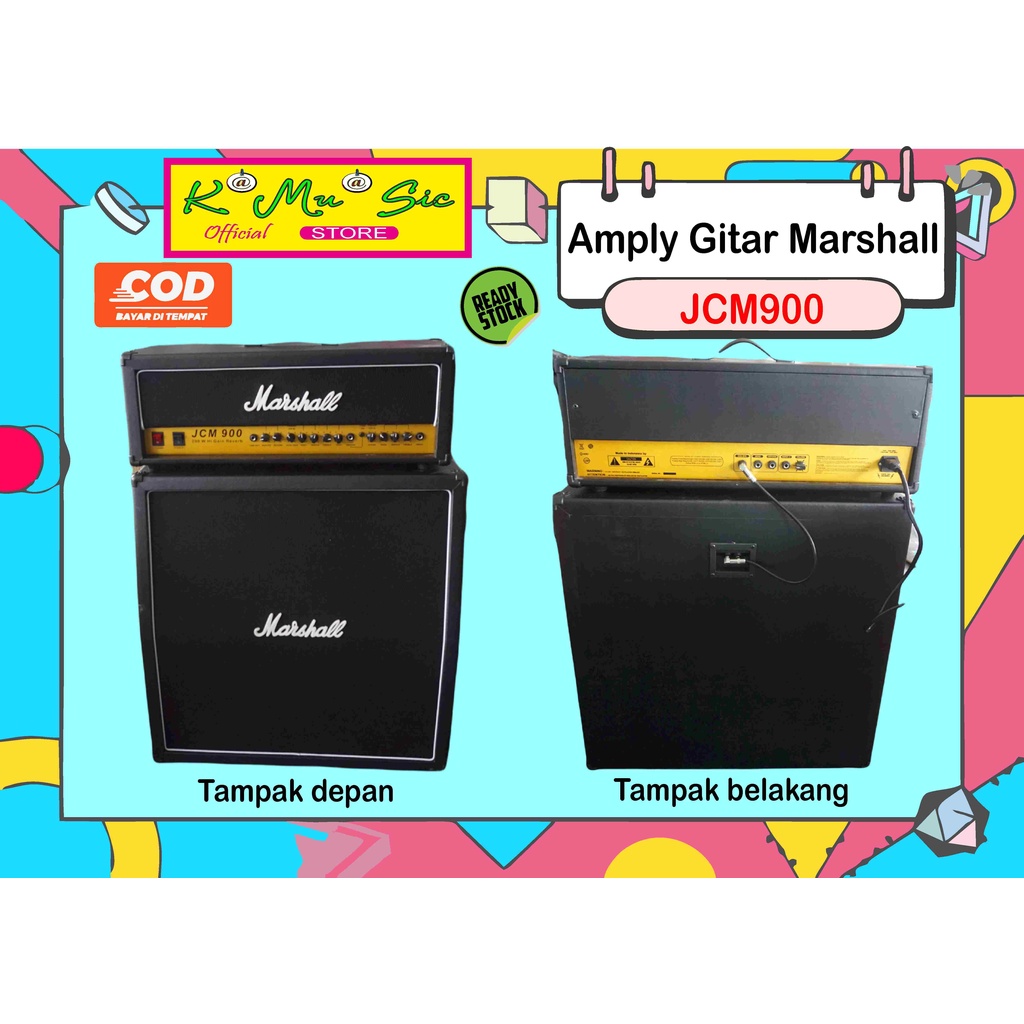 sound panggung gitar Marshall JCM900 JCM 900 JCM-900 [ COD ] head plus cabinet doble input