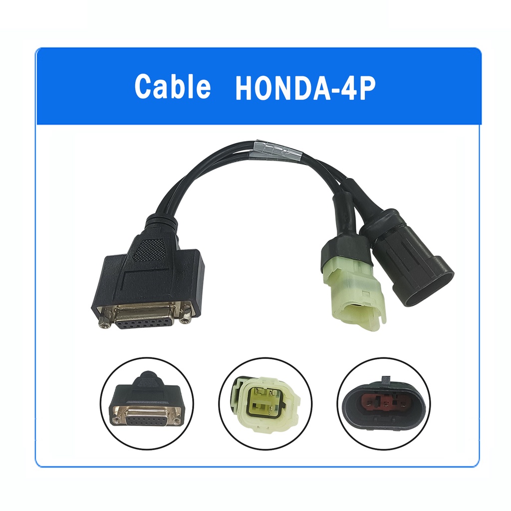 Jdiag M100 / M100 pro Special Test Cable Motor Scanner Kabel injeksi For Connecting non-OBD Brand Motorcycles kerro