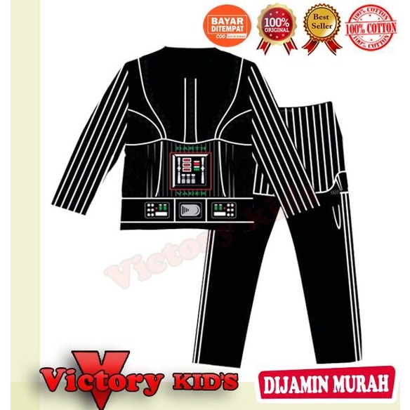 Victory kid's setelan/piyama tangan panjang anak laki-laki 1-10 thn