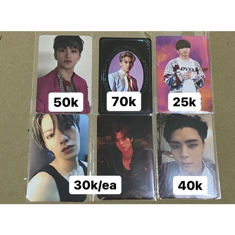 mark chilling mark yb/yearbook haechan ar clip yuta logo hendery johnny cherry bomb photocard