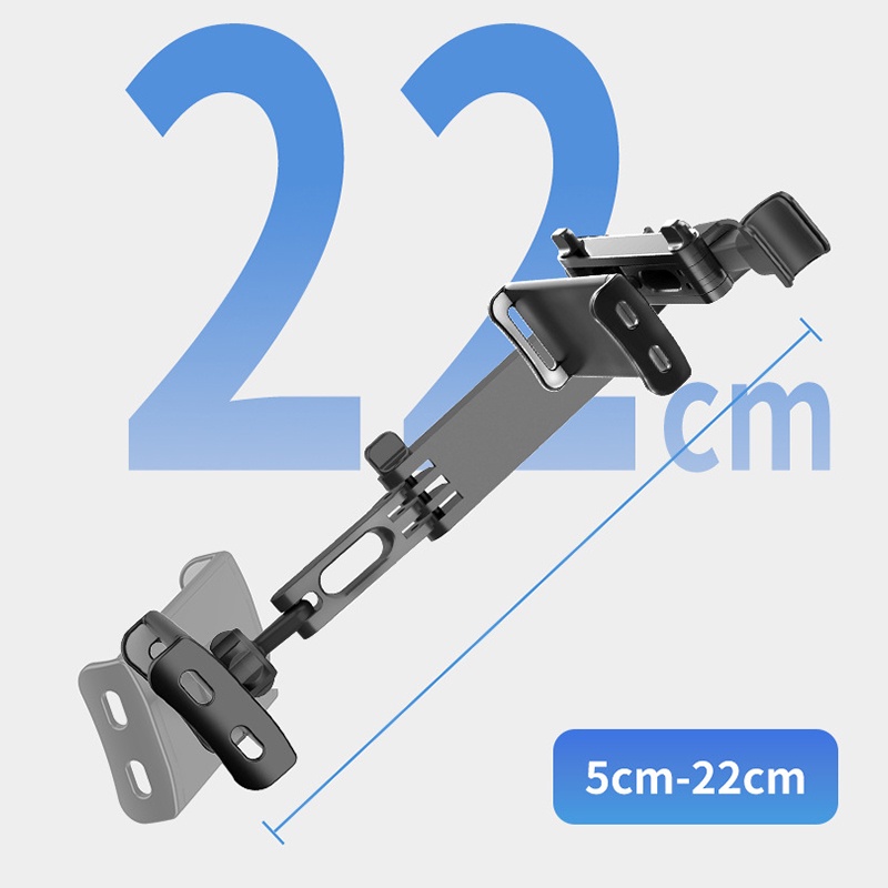 Stand Holder Hp / Tablet 4-11 &quot;Untuk Sandaran Kepala Jok Belakang Mobil