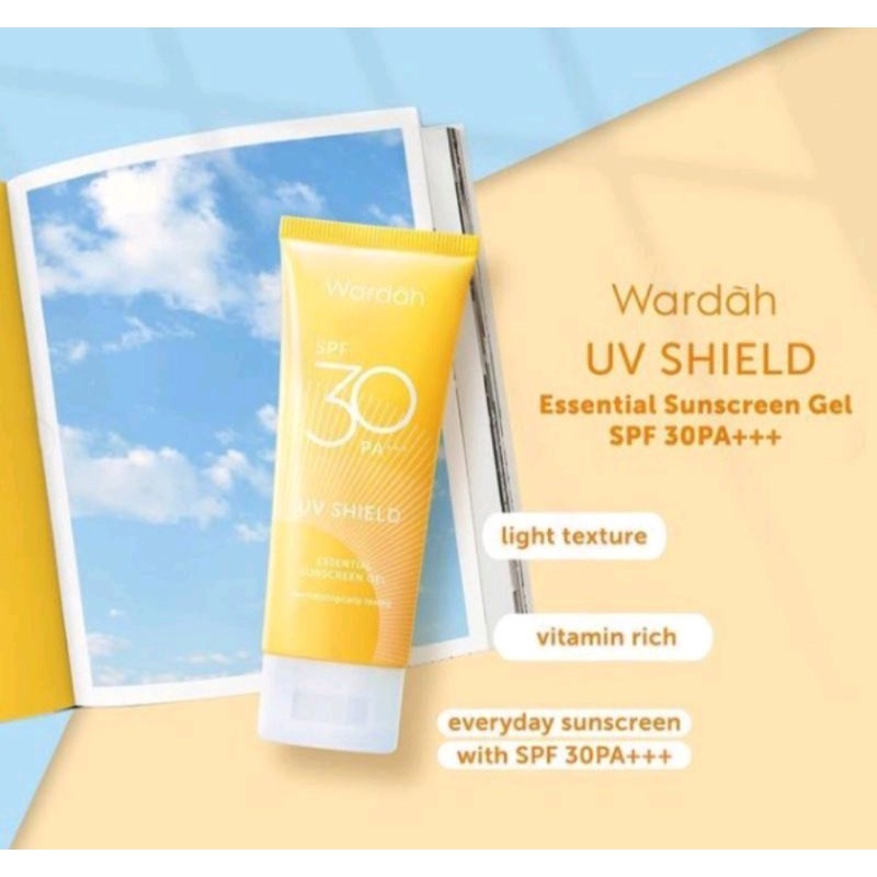 Wardah UV Shield SPF 30 PA+++/Essential Sunscreen Gel