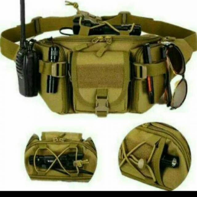 Tas T8 pinggang ,tas tactical multifungsi, tas pinggang tactical