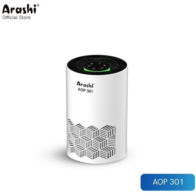 Arashi AOP 301 Air Purifier Ruangan Portable HEPA 13 Filter UV-A Ion