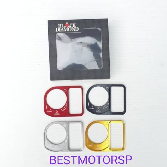 COVER TUTUP KUNCI KONTAK BLACK DIAMOND HONDA PCX 150 NEW LOKAL