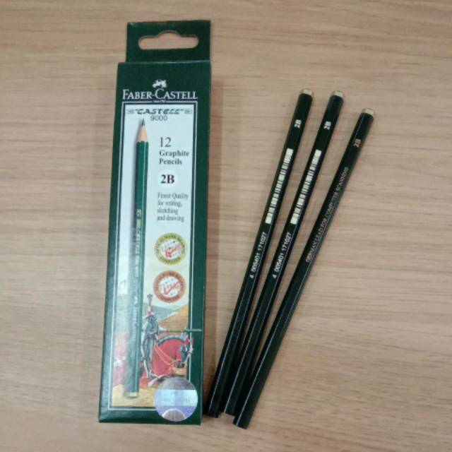 

Pensil faber castell 2b 12pcs (1 pak)
