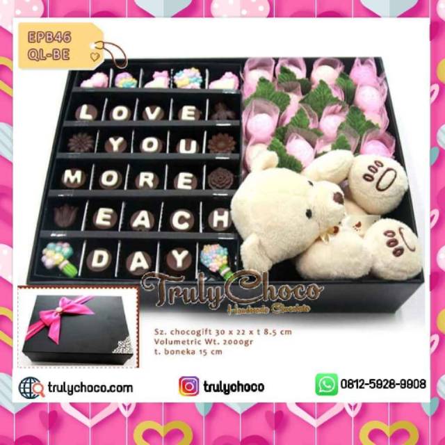 

Hadiah love edition 2020 coklat trulychoco valentine EPB46 pita