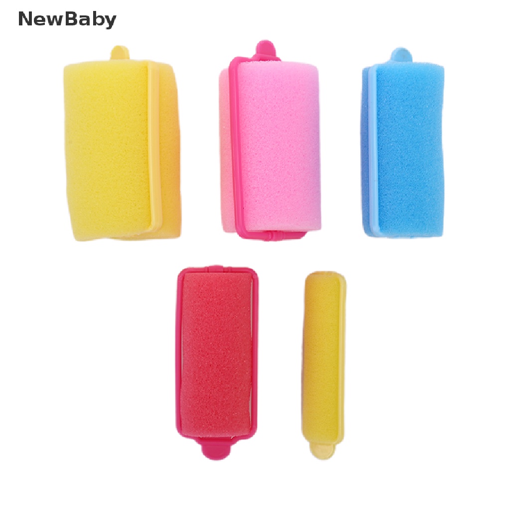 New 1 Set Spons Roller Pengeriting Rambut Gaya Vintage